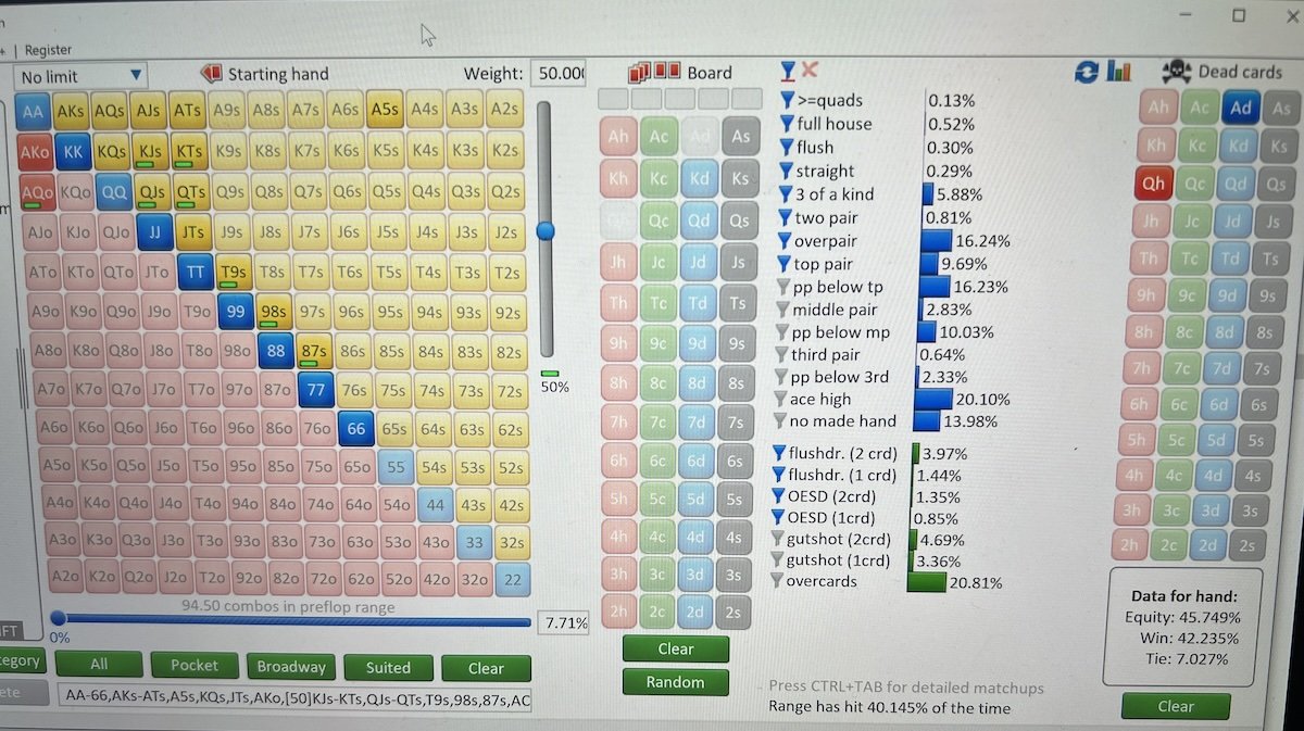 UTG 1 Continue Range